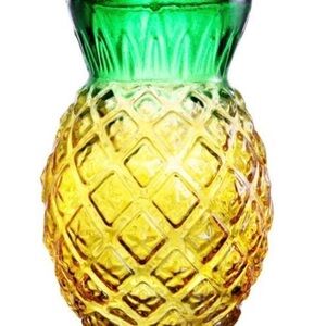 Pineapple Shaped 16 oz glass set (2)